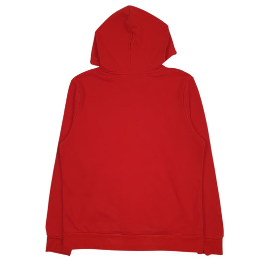 Womens Red Adidas Spellout Golf Hoodie Jumper