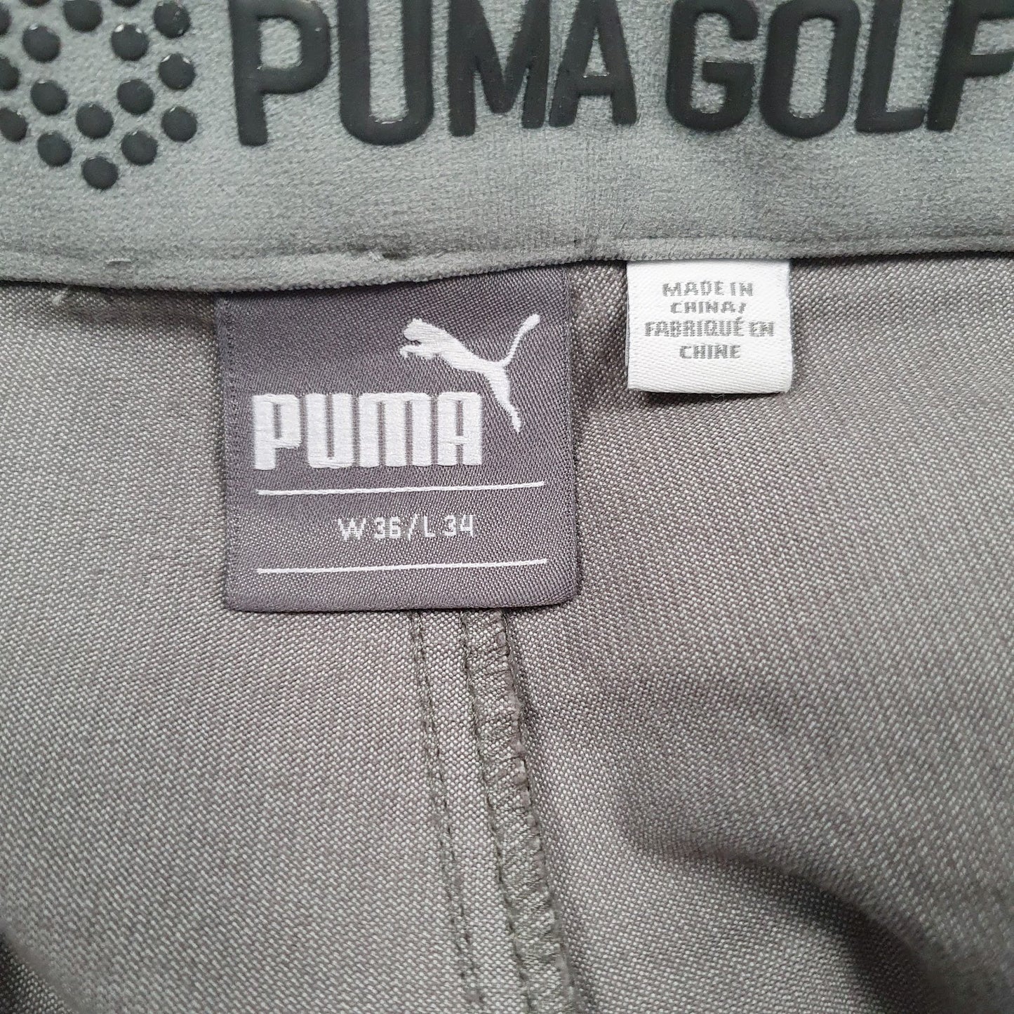 Mens Grey Puma Golf  Trousers