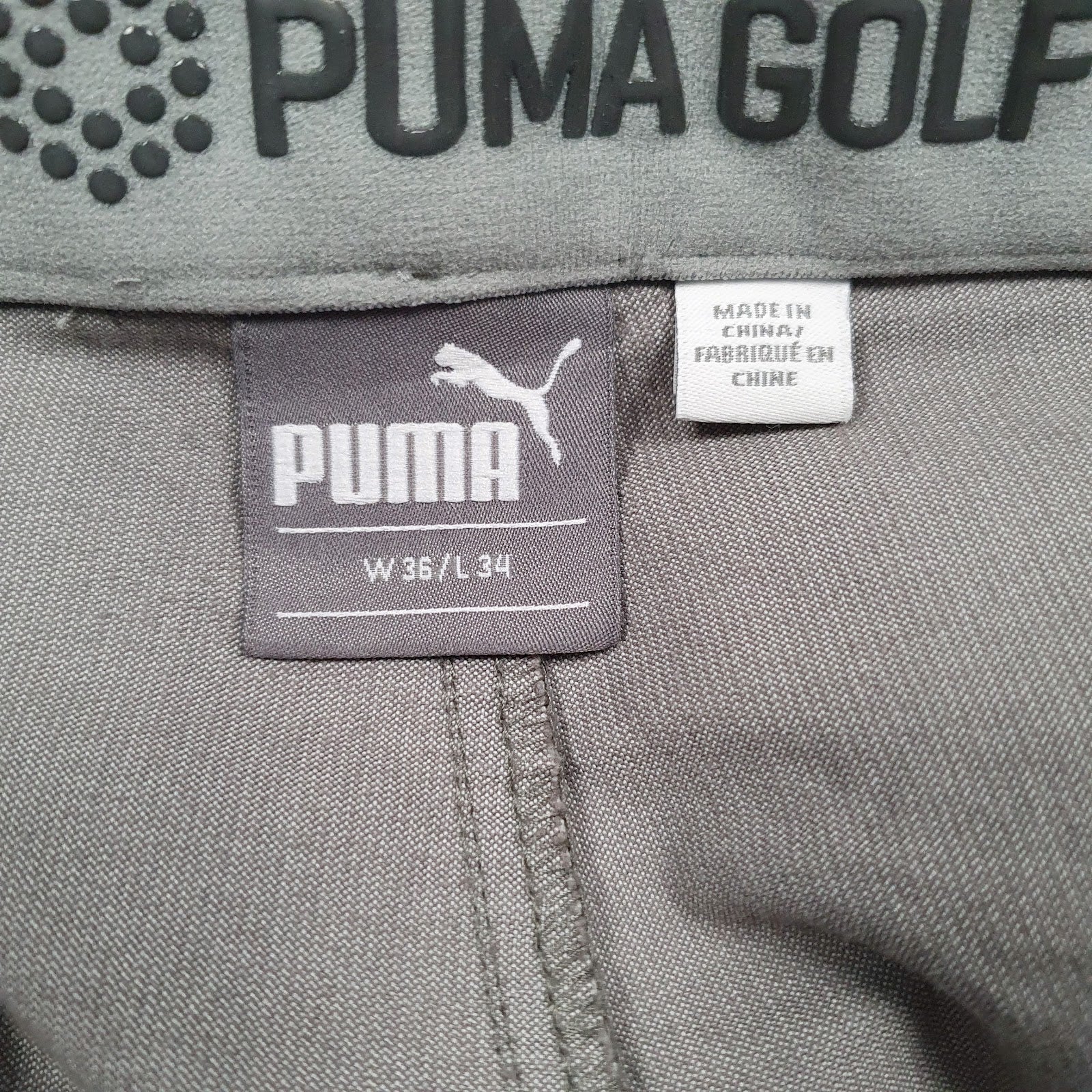 Mens Grey Puma Golf  Trousers