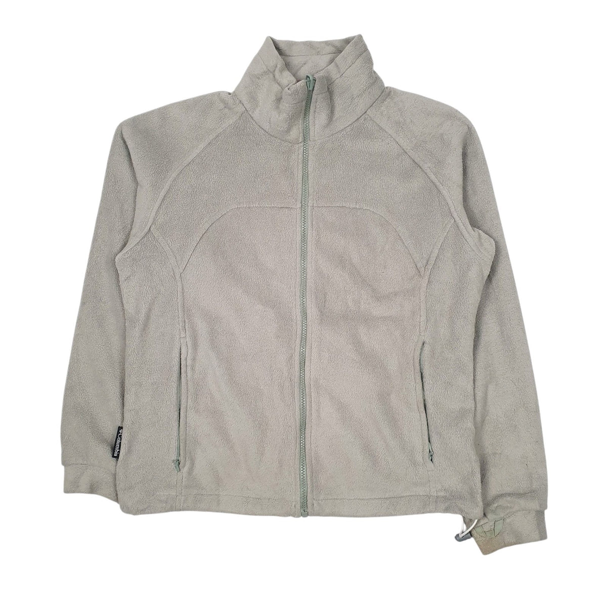 Womens Green Columbia Sportswear Company  Full Zip Jumper