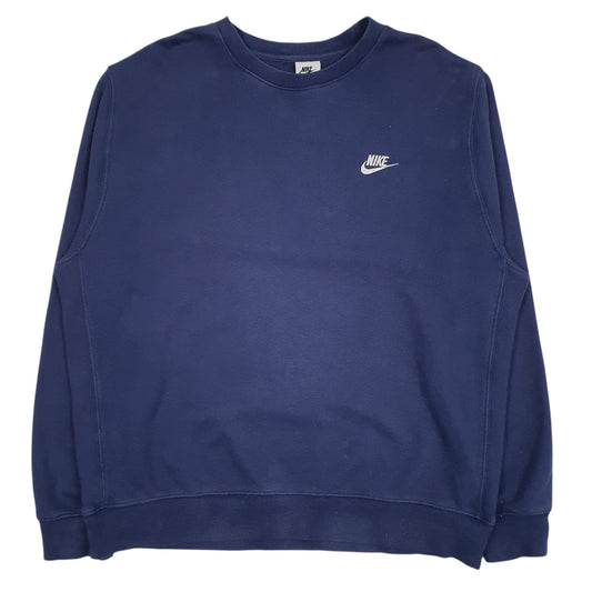 Mens Navy Nike  Crewneck Jumper
