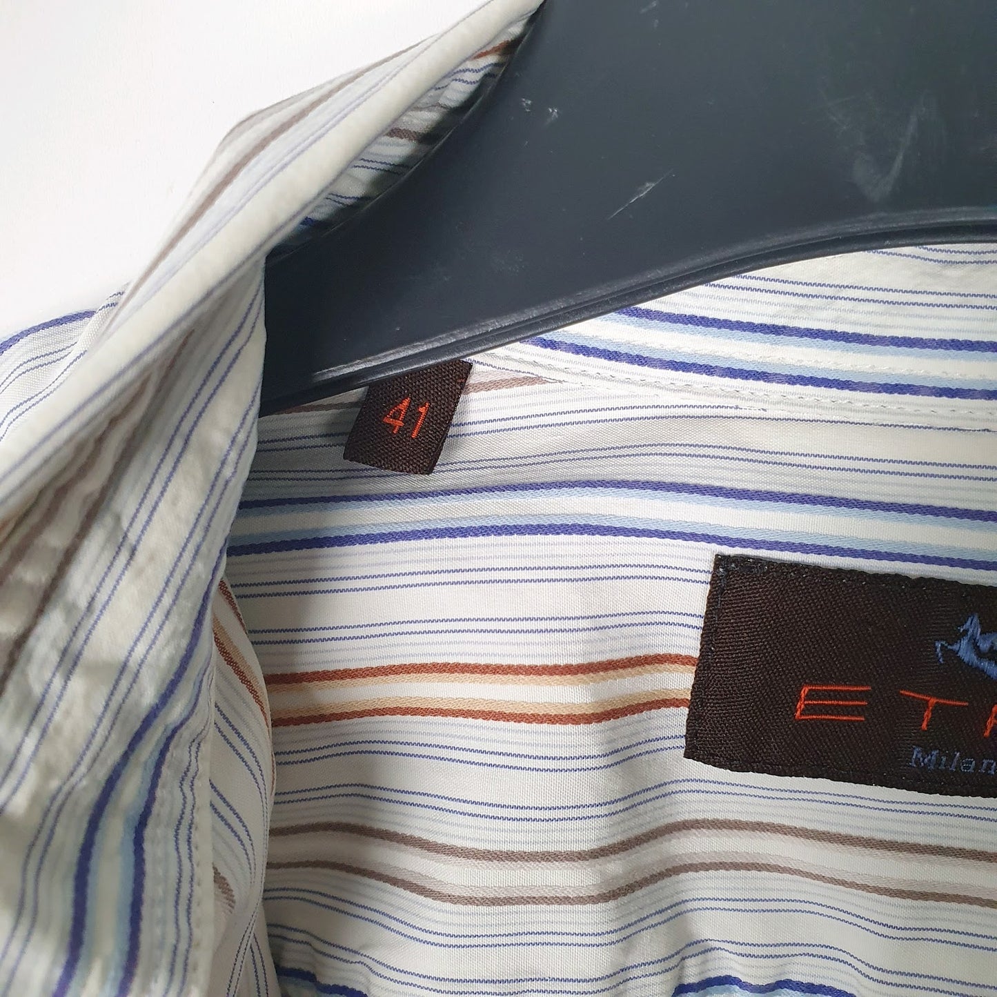 Mens Blue Etro Milano  Shirt