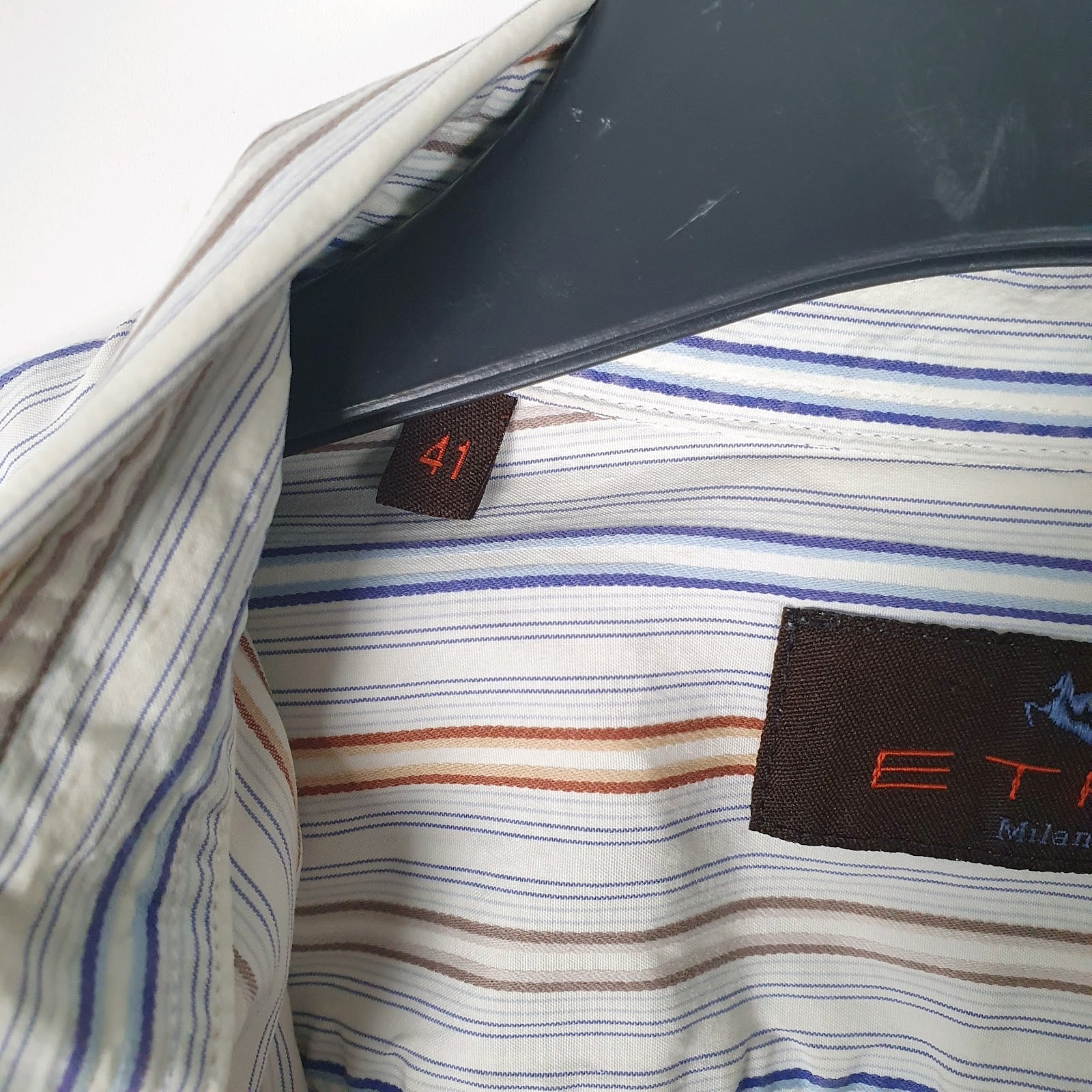 Mens Blue Etro Milano  Shirt