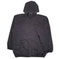 Mens Black Lee Fleece Lined Baggy  Coat