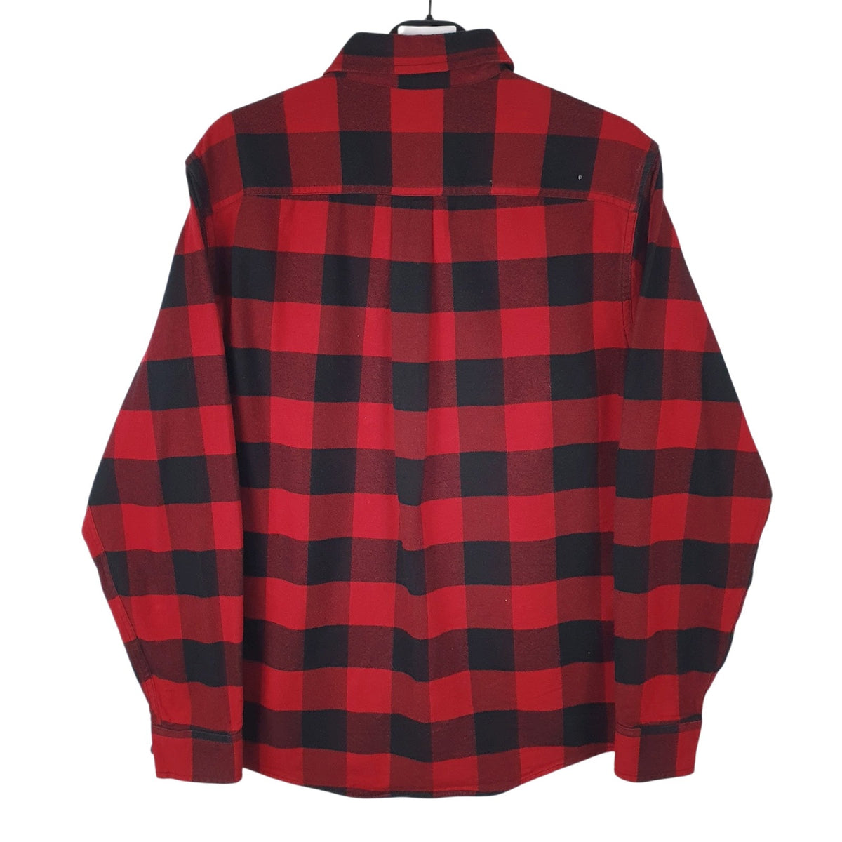 Mens Red Eddie Bauer Flannel  Shirt