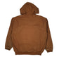 Mens Brown Lee Sherpa Lined Active Hoodie Coat