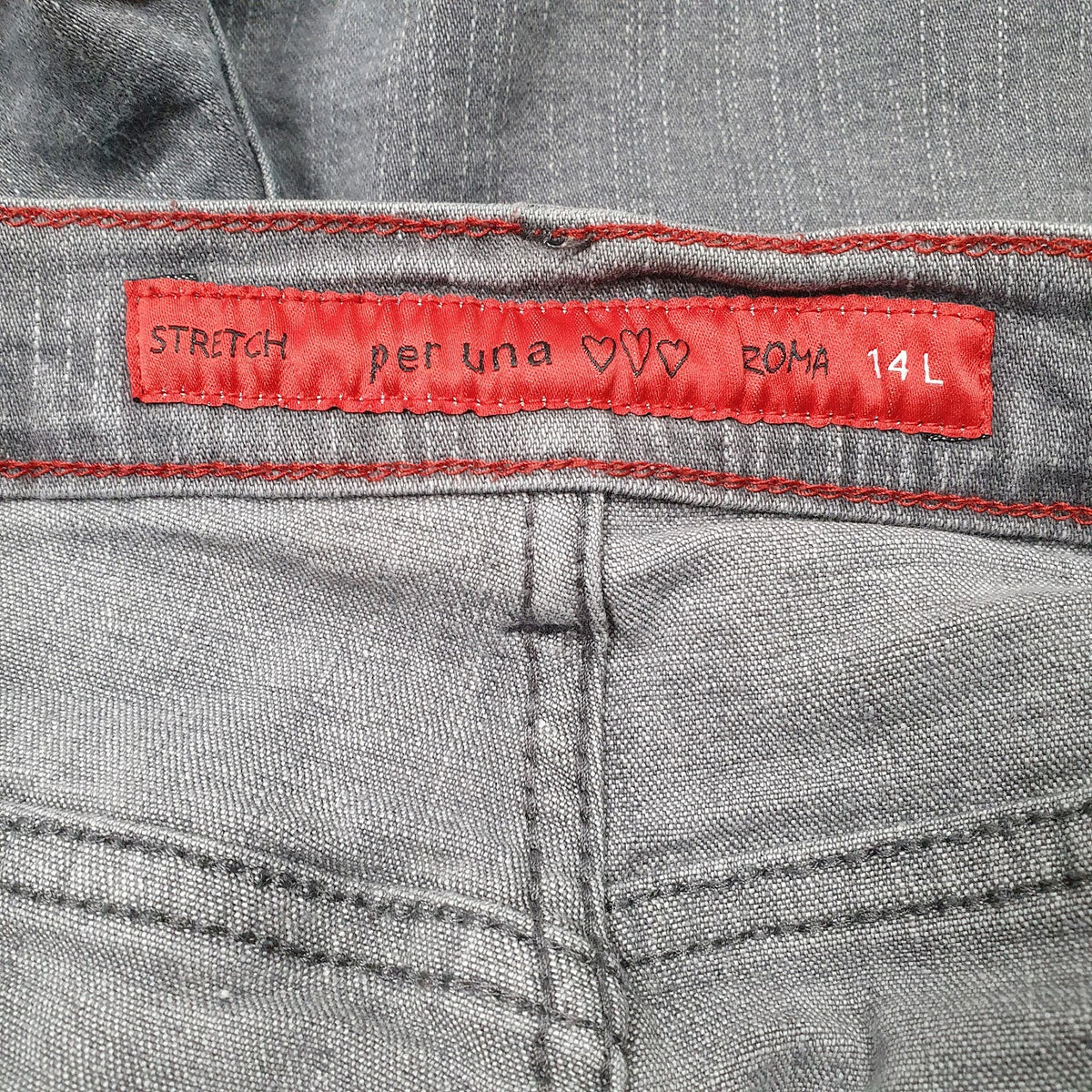 Womens Grey M&S  Full Zip Jeans