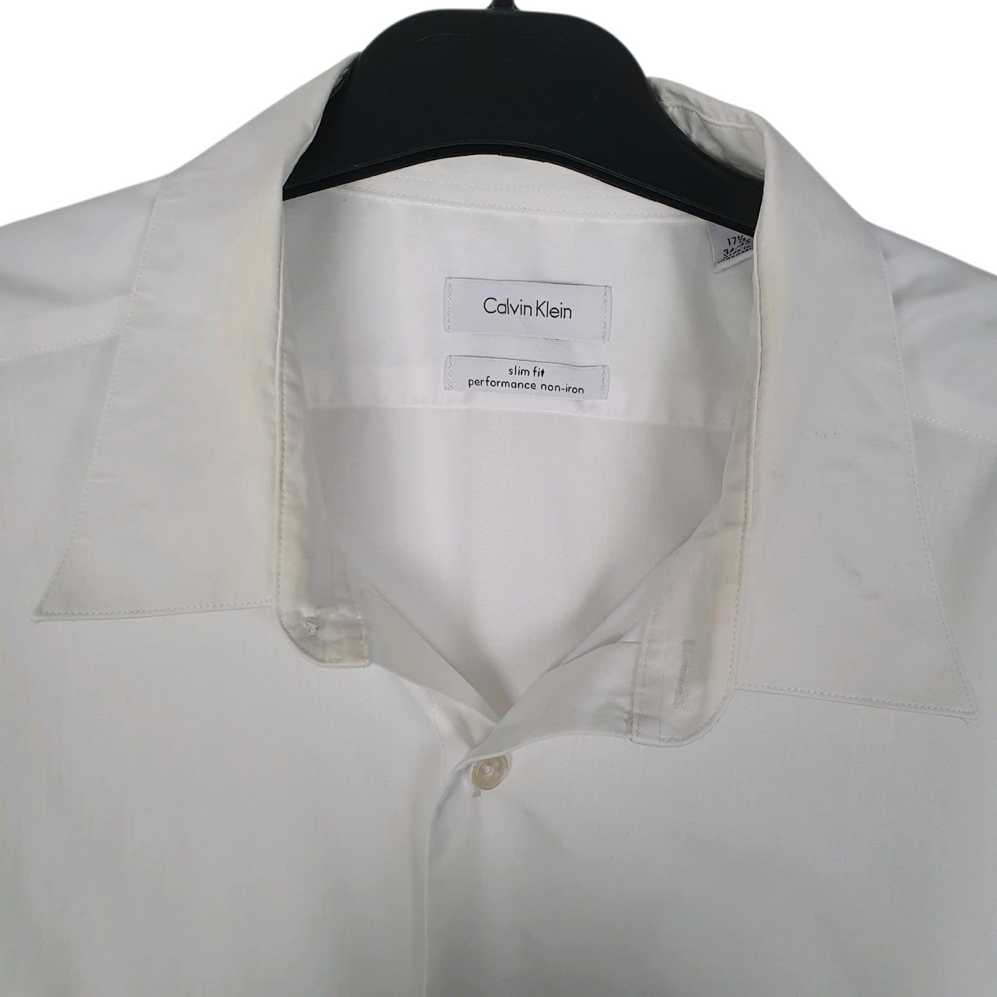 Mens White Calvin Klein   Shirt