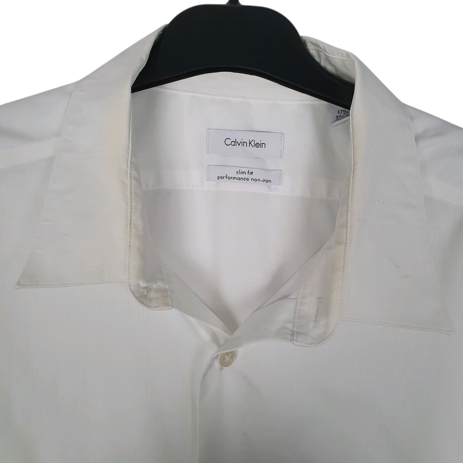 Mens White Calvin Klein   Shirt