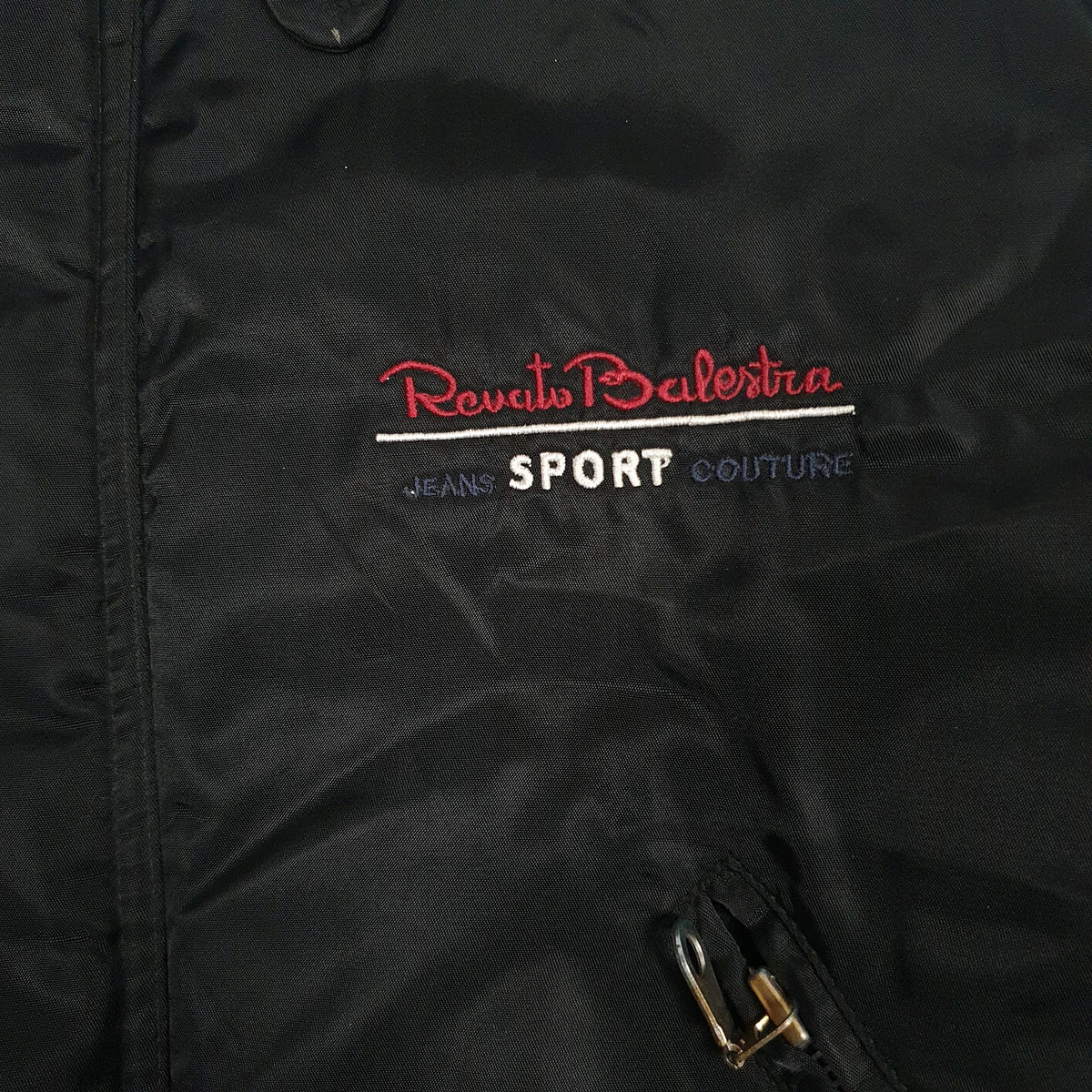 Mens Black Renato Balestra Jeans Couture  Coat