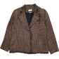 Womens Brown Classics Check  Coat