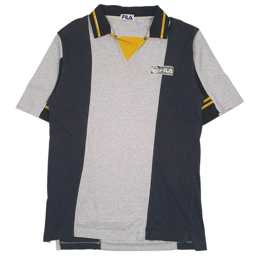 Mens Grey Fila  Short Sleeve T Shirt