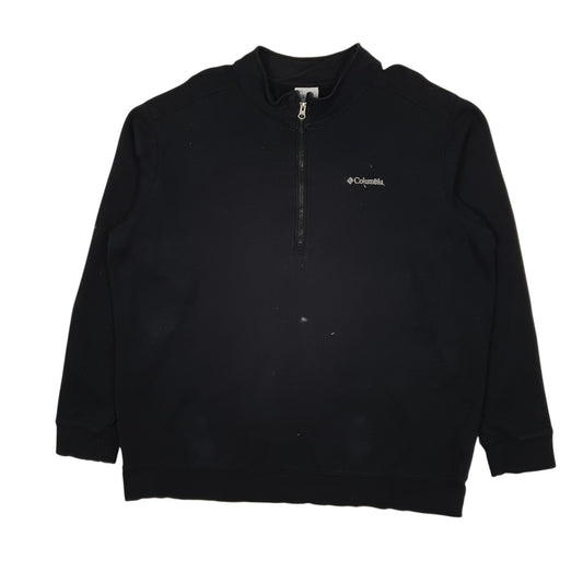 Mens Black Columbia Sportswear Company  Quarter Zip Jumper