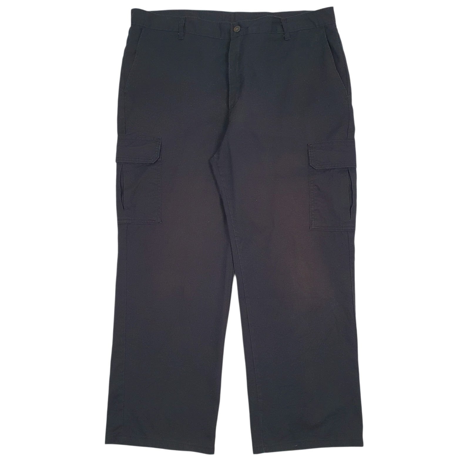 Mens Black Dickies Workwear Cargo Trousers