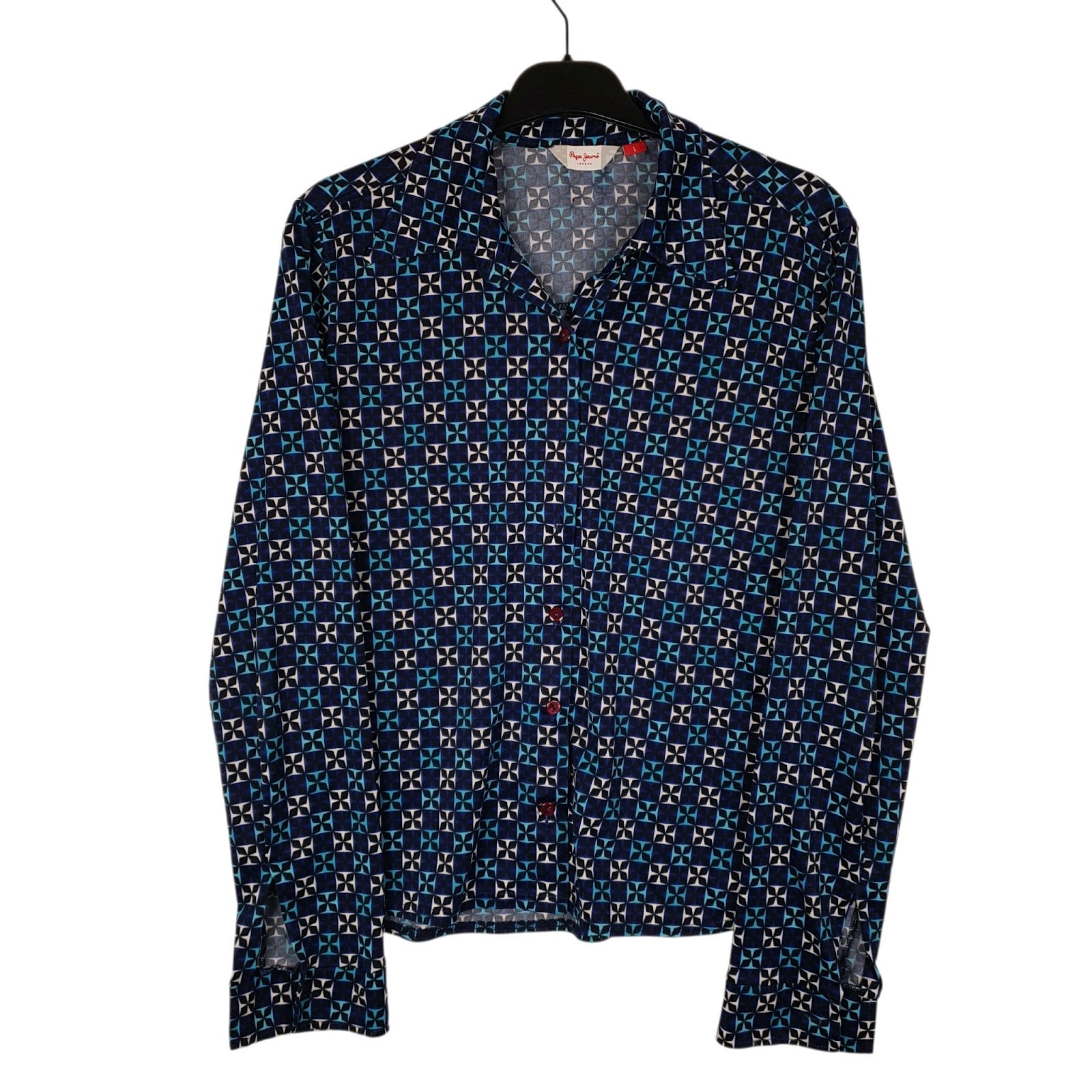 Womens Navy Pepe Jeans  Long Sleeve Shirt