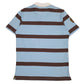 Mens Blue Maddox Rugby Crewneck Polo Shirt