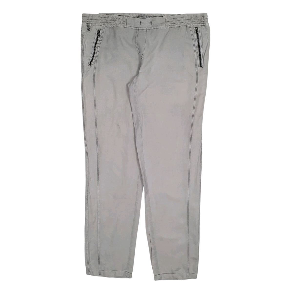 Mens Grey Cecil Lightweight Chino Trousers