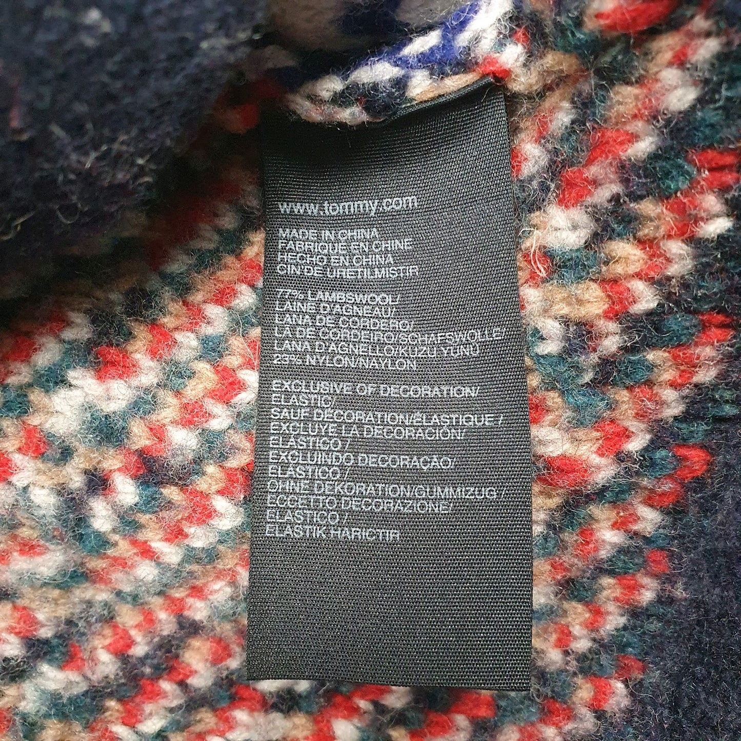 Mens Navy Tommy Hilfiger  Cardigan Jumper