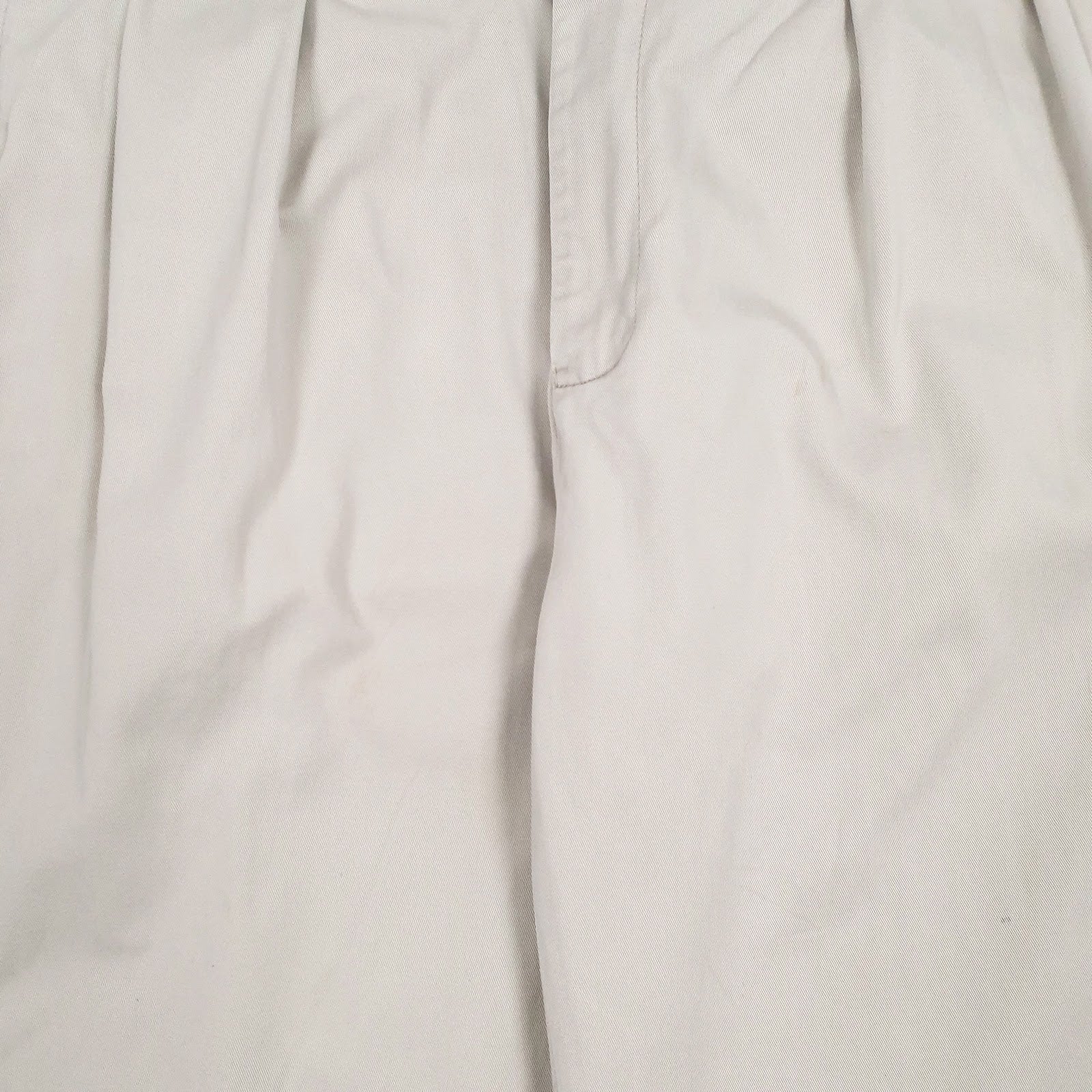 Mens Beige Polo Ralph Lauren Pleated  Trousers