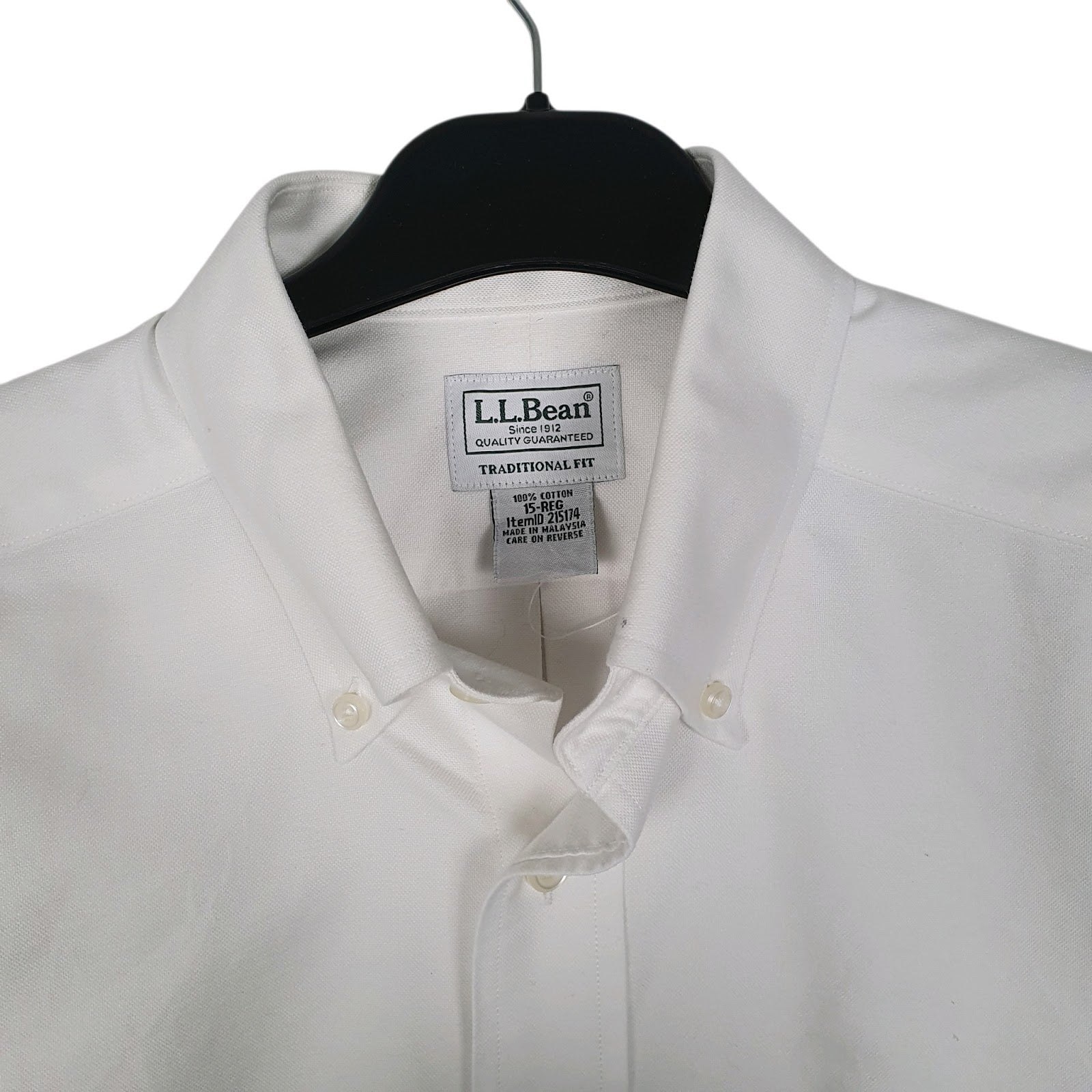 Mens White L.L.Bean   Shirt