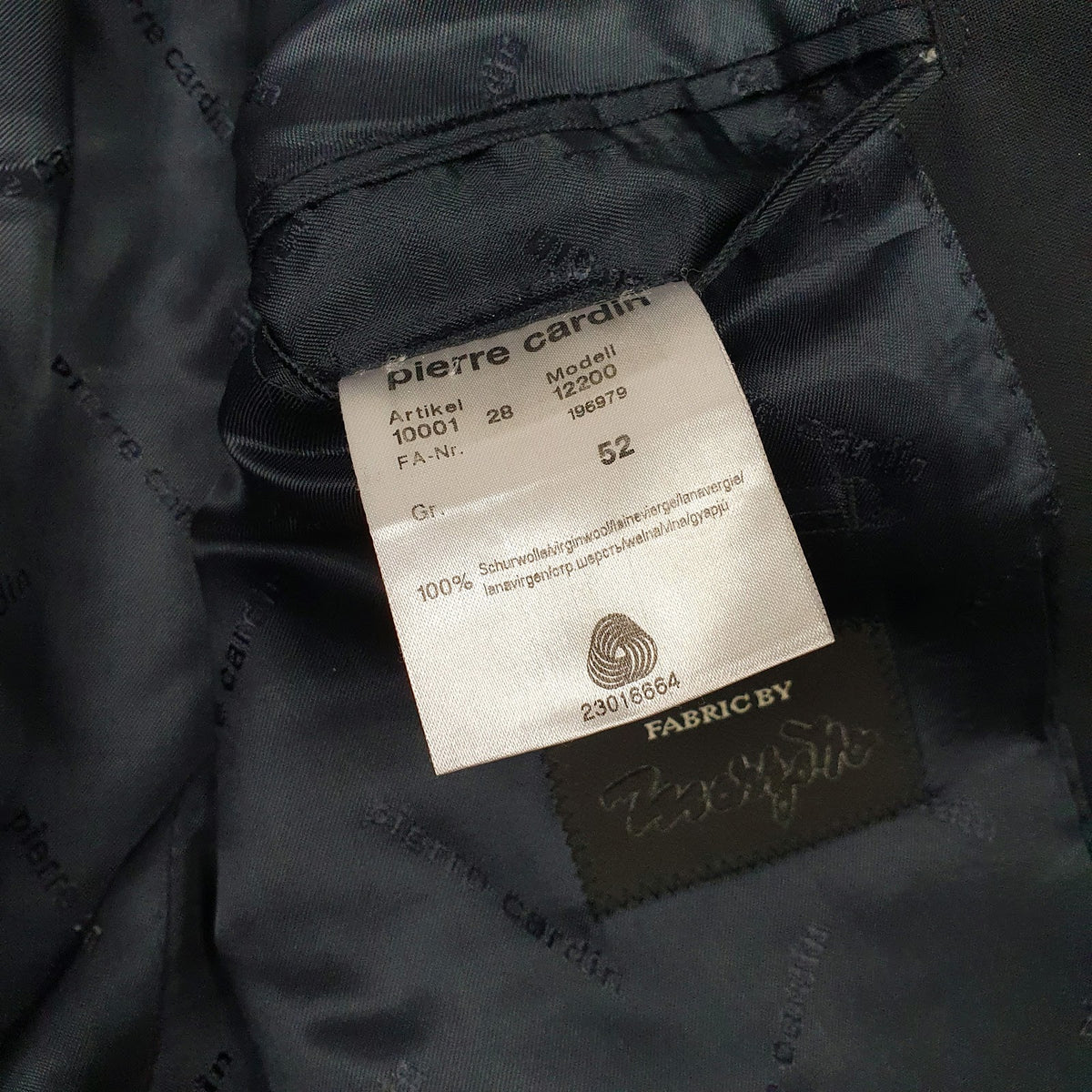 Mens Navy Pierre Cardin   Coat