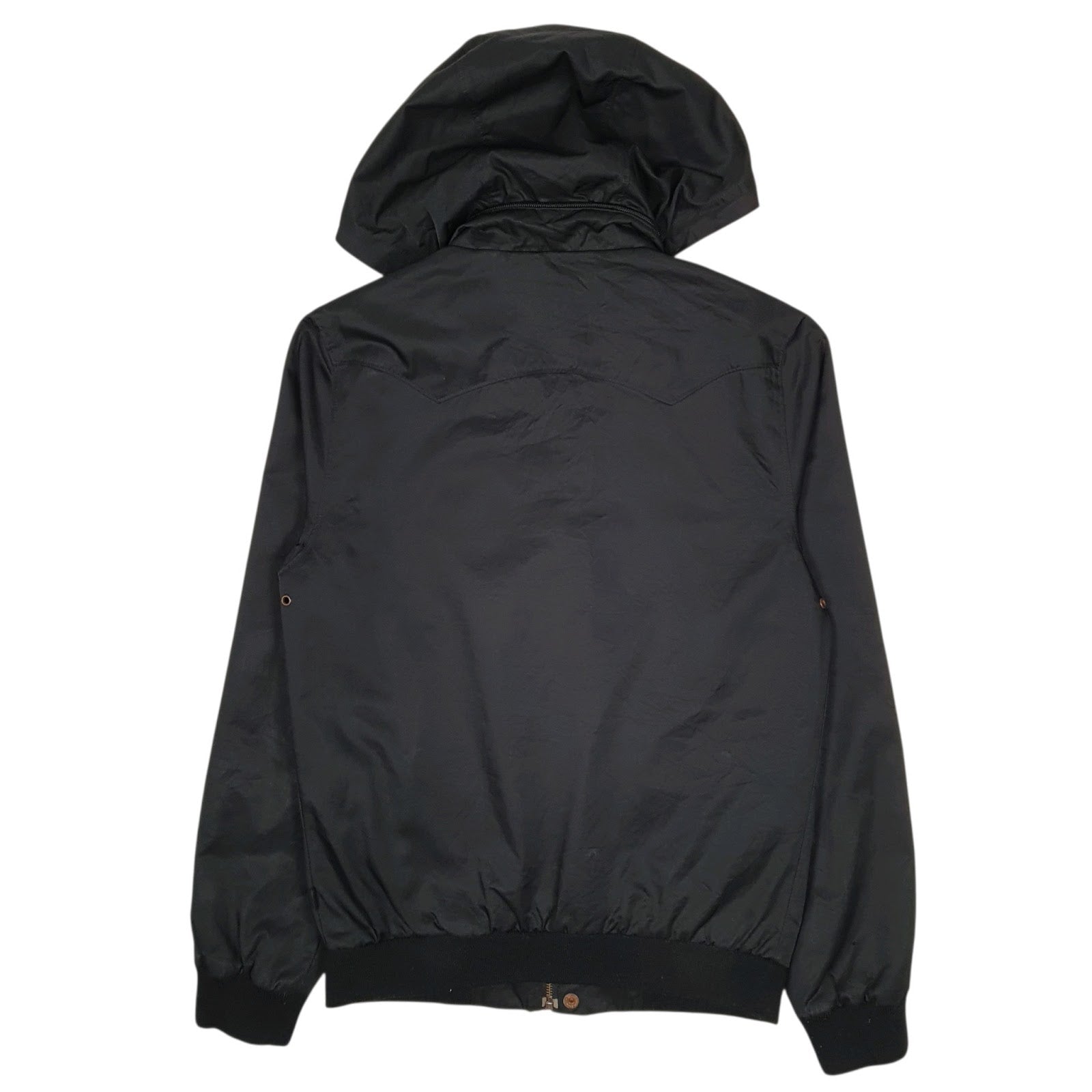 Mens Black Levis Windbreaker  Coat