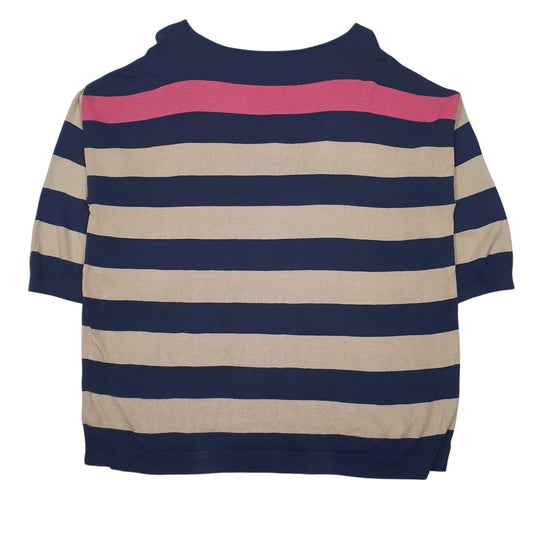 Womens Navy Chaps  Crewneck Jumper