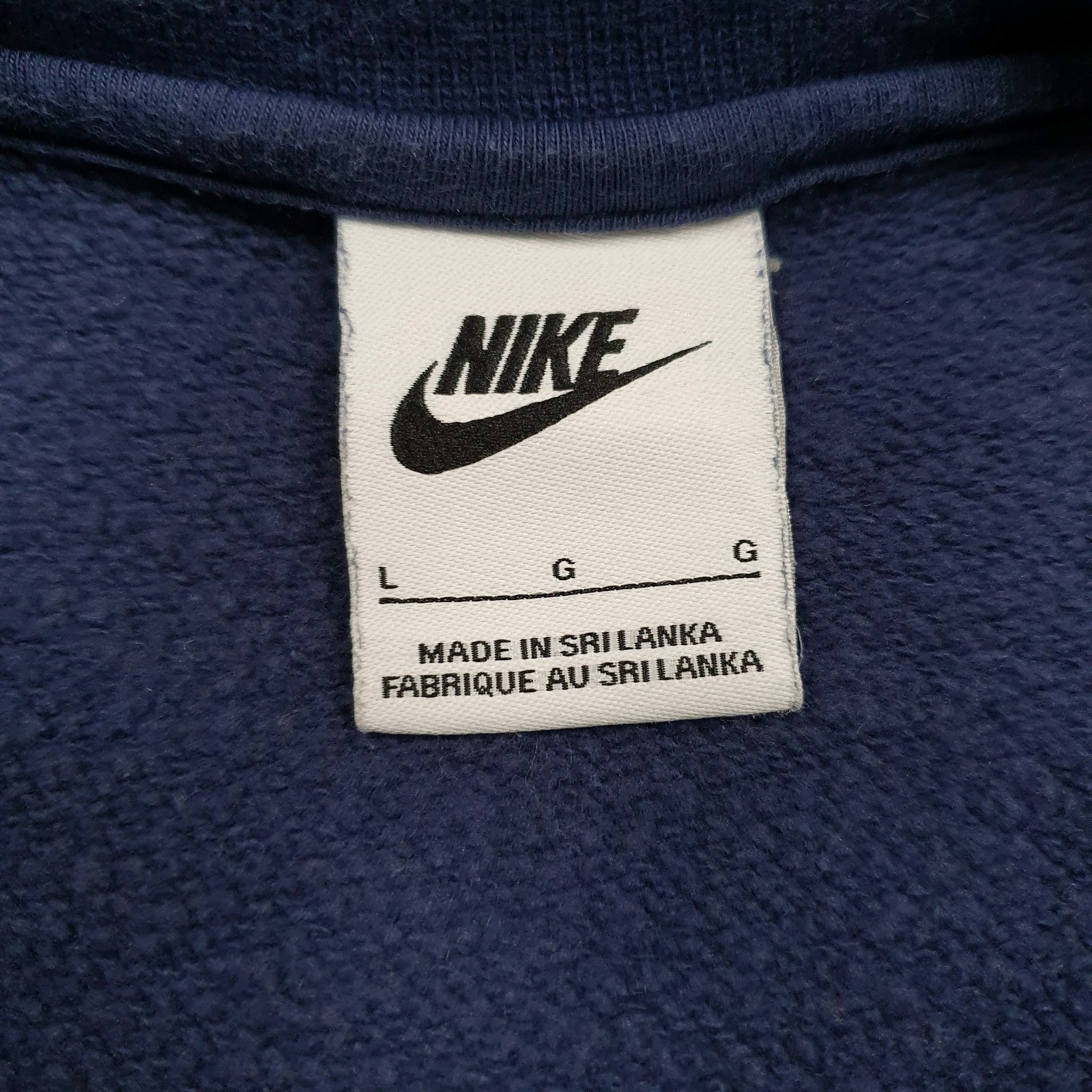 Mens Navy Nike  Crewneck Jumper