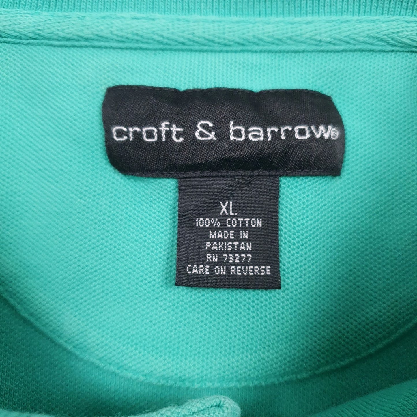 Mens Blue Croft & Barrow   Polo Shirt