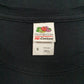 Mens Black Fruit Of The Loom   T Shirt