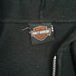 Mens Black Harley Davidson Graphic Full Zip Jumper