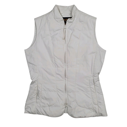 Womens White Woolrich Quilted Puffer  Coat