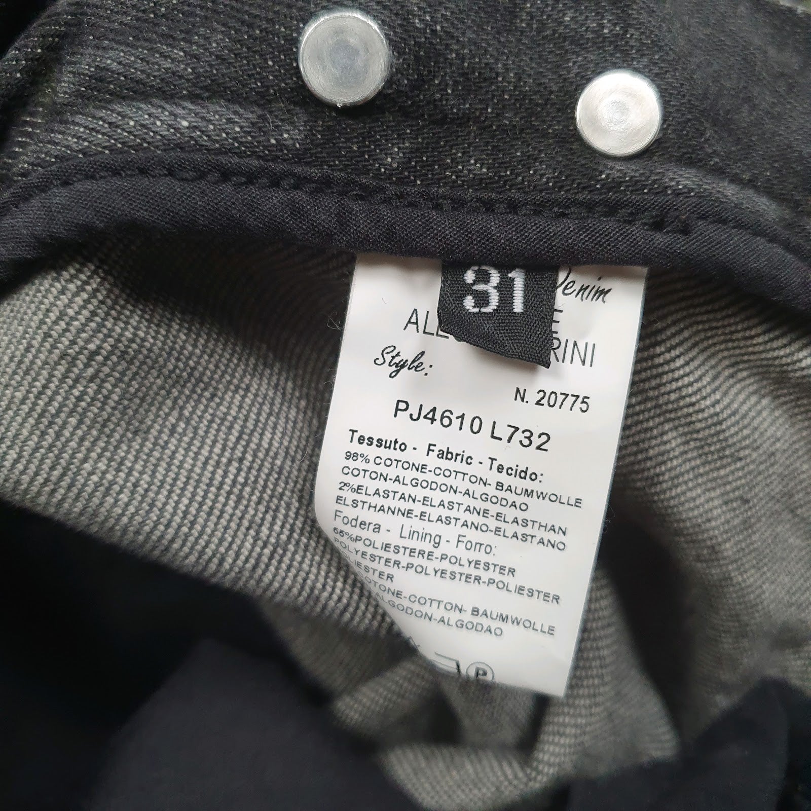 Womens Grey Daniele Alessandria   Jeans