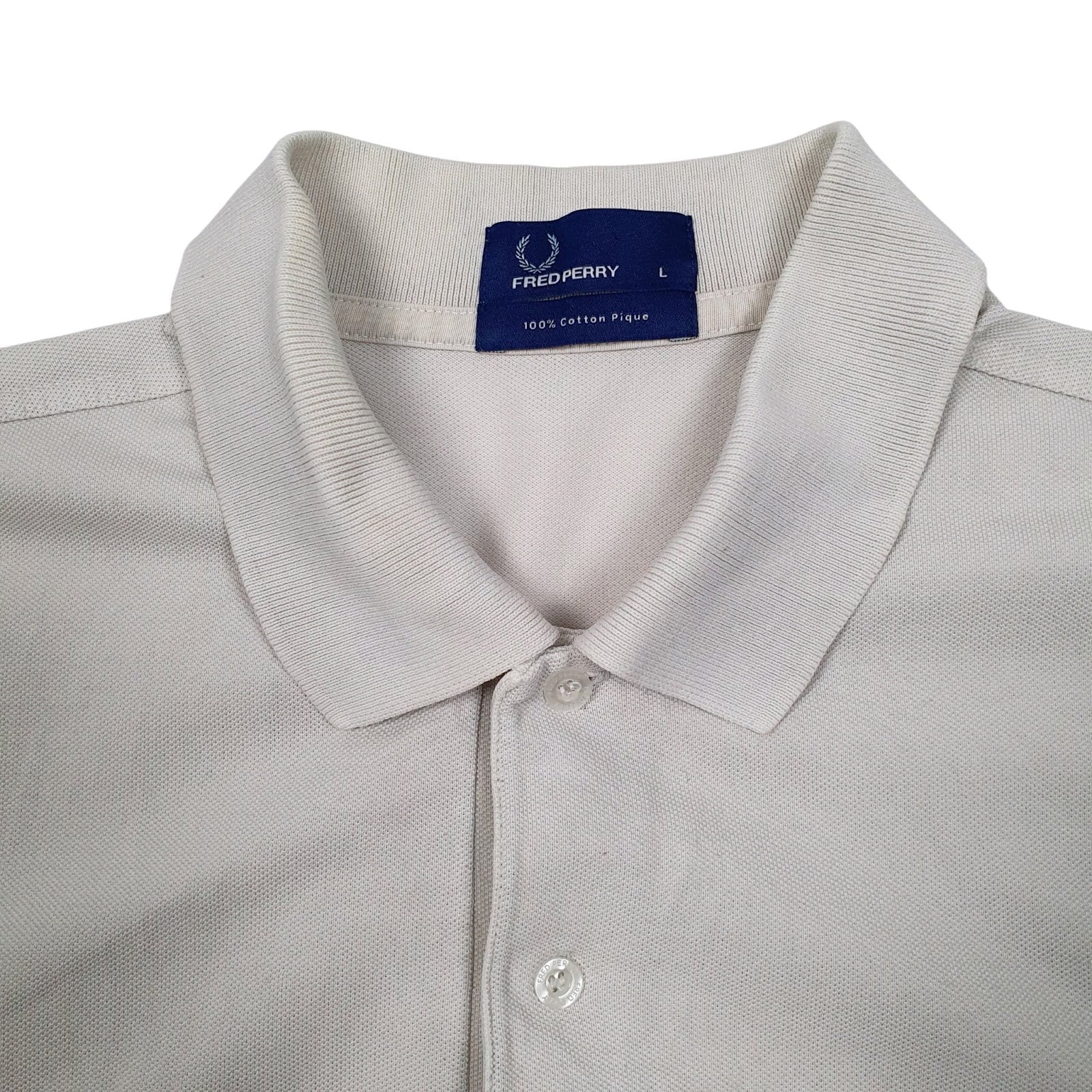 Mens Grey Fred Perry   Polo Shirt