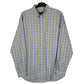 Mens Blue Eddie Bauer Vintage 00s Long Sleeve Shirt