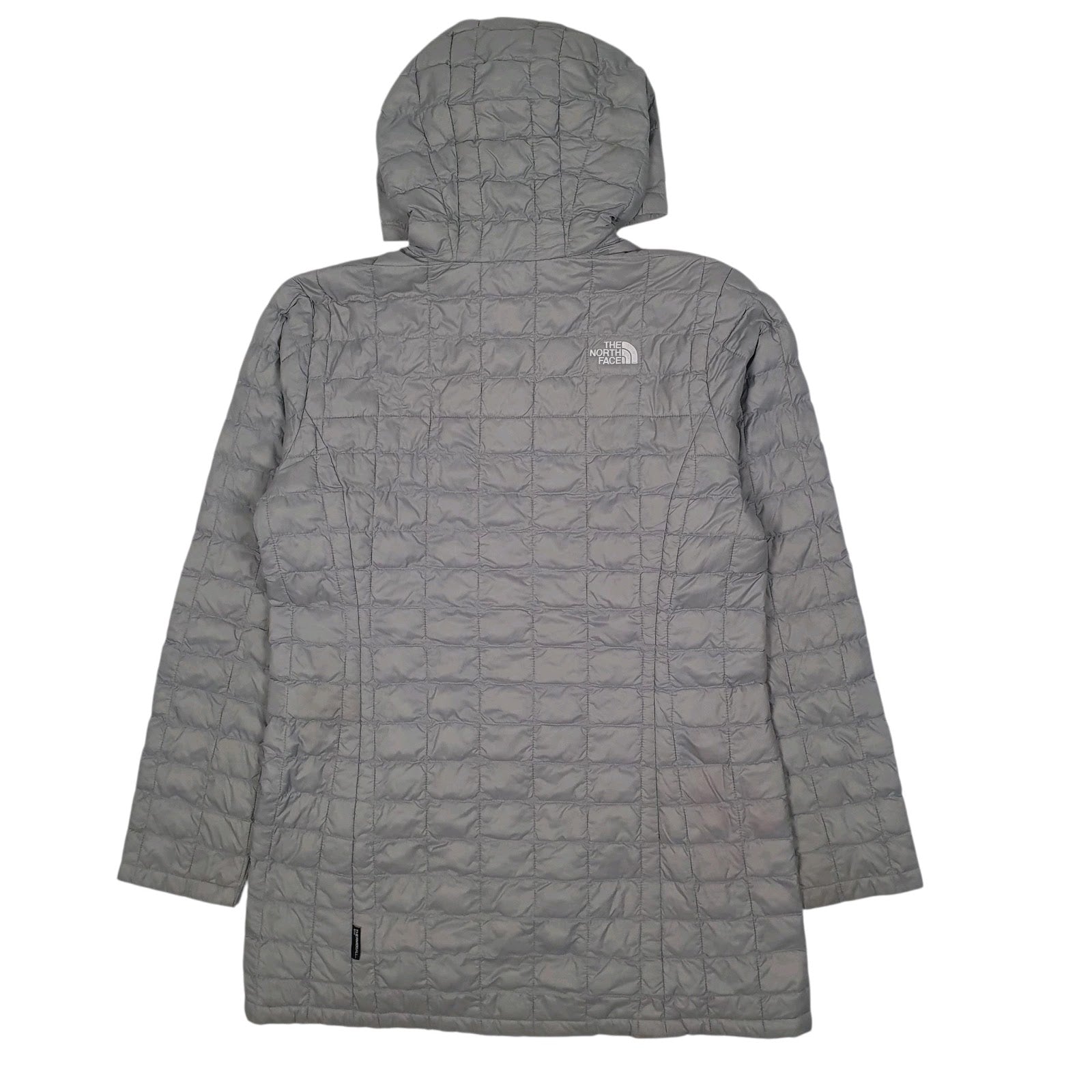Womens Grey The North Face Thermoball Longline Trench  Coat