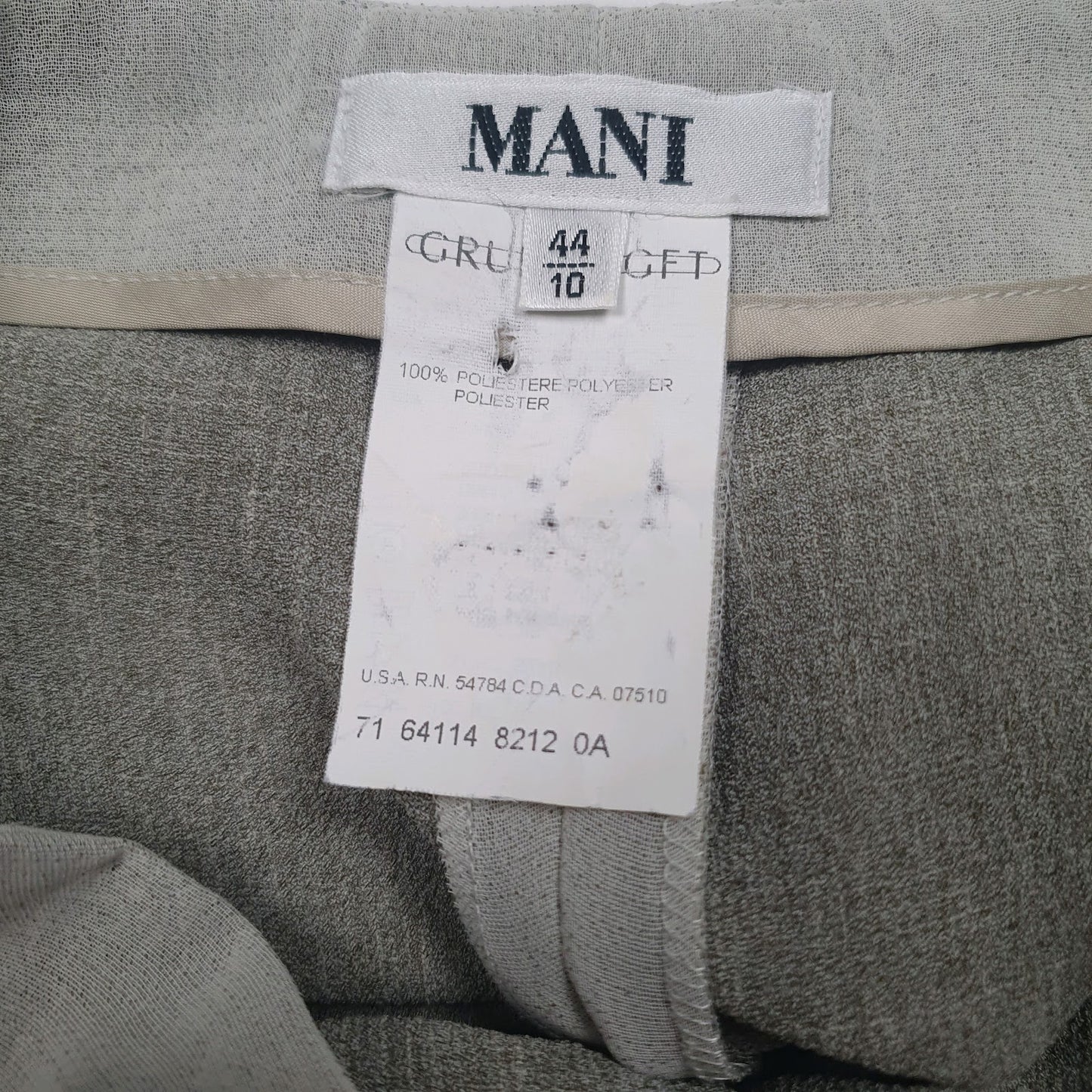 Womens Grey Mani   Trousers