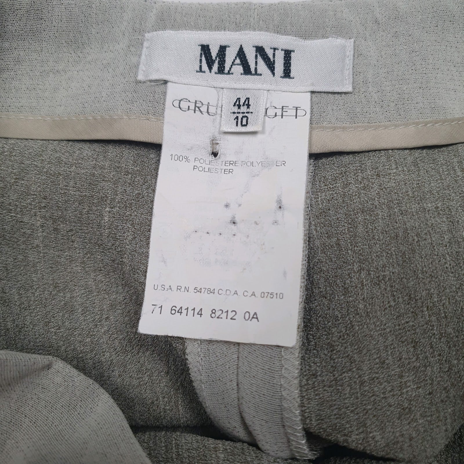 Womens Grey Mani   Trousers