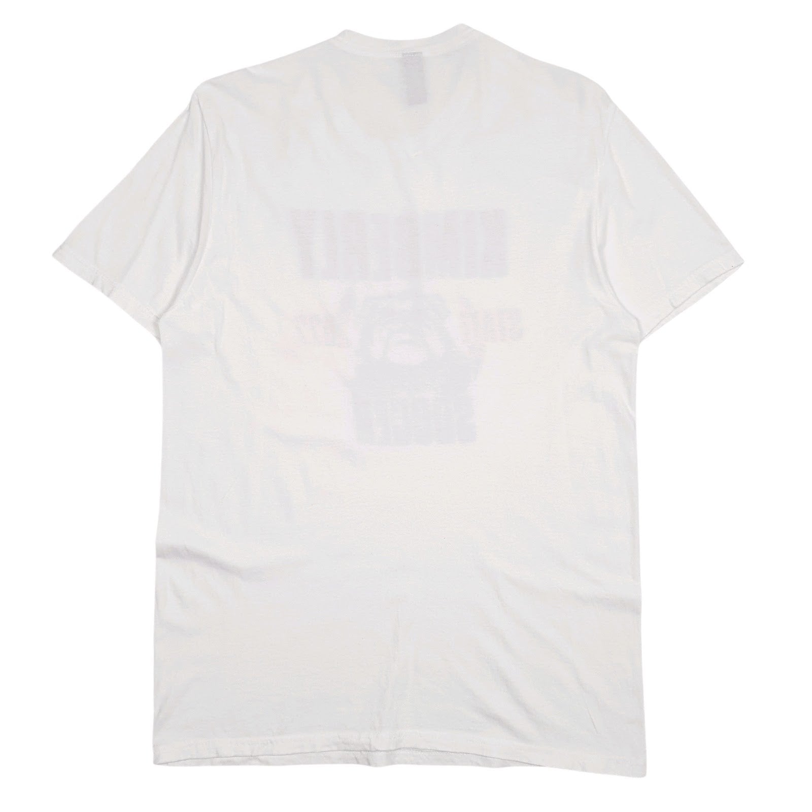 Mens White District Kimberley State Soccer  T Shirt