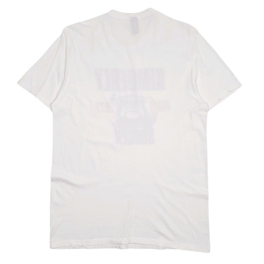 Mens White District Kimberley State Soccer  T Shirt
