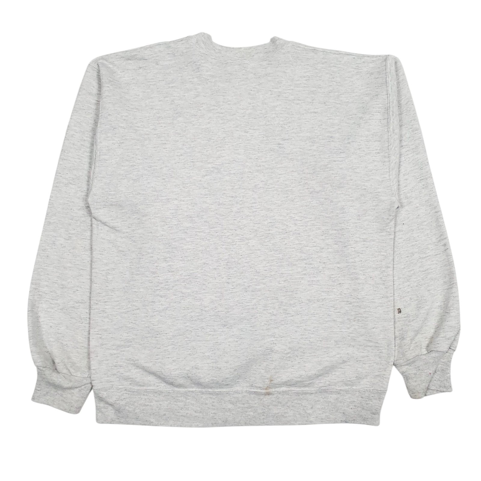 Mens Grey The Cotton Exchange Vintage 90s Made In USA Hoodie Jumper