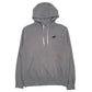 Mens Grey Nike  Hoodie Jumper