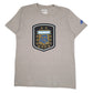 Mens Grey Adidas Climalite Asociación del Fútbol Argentino Short Sleeve T Shirt