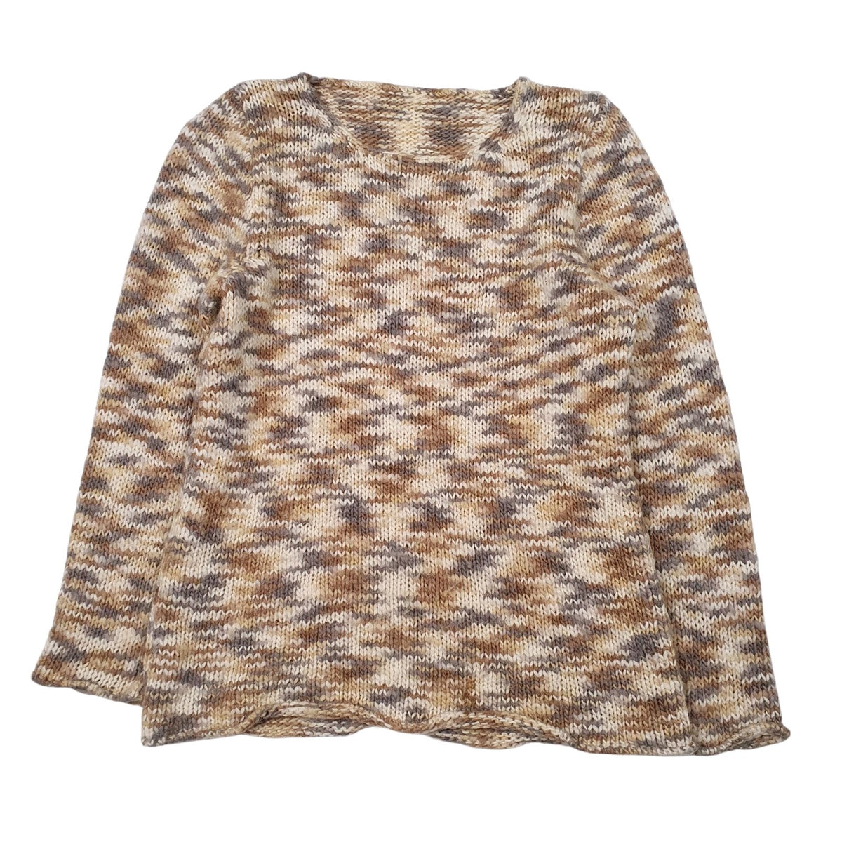 Womens Brown Unbranded Knit Crewneck Jumper