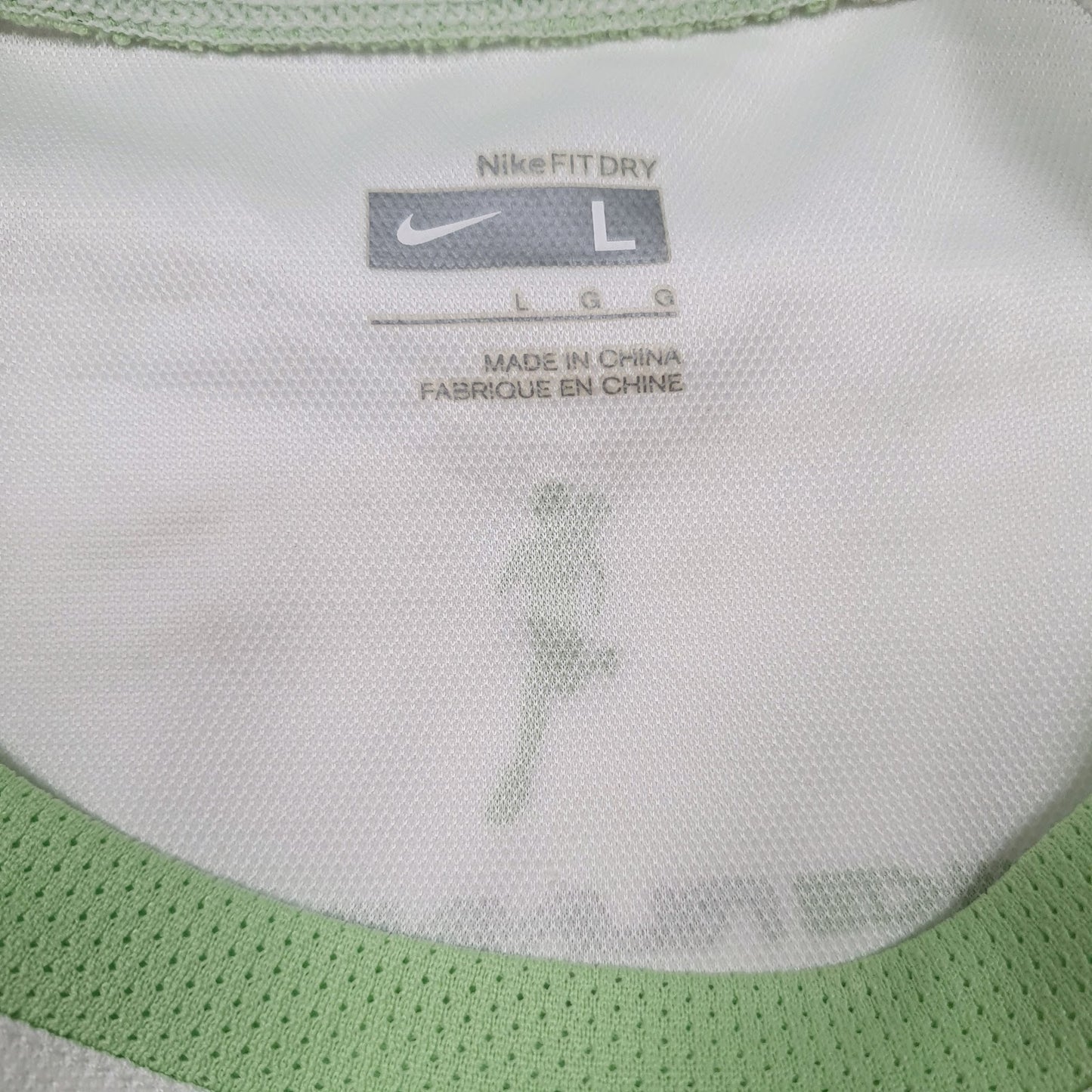 Womens White Nike Active Wear Running  T Shirt