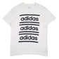 Mens White Adidas  Short Sleeve T Shirt