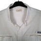 Mens White Columbia Sportswear Company PFG Fishing Omni Shade  Shirt