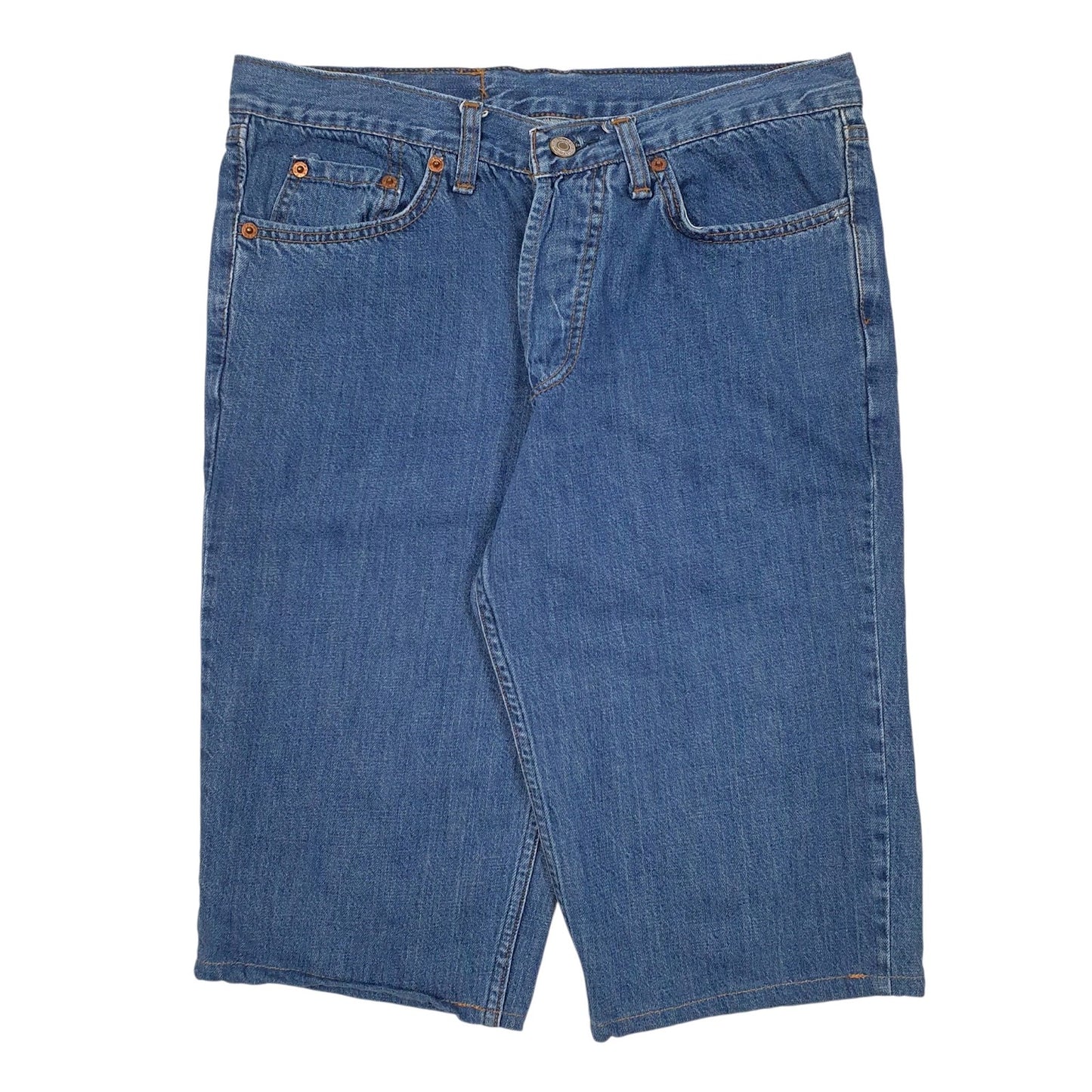 Mens Blue Levis  Denim Shorts