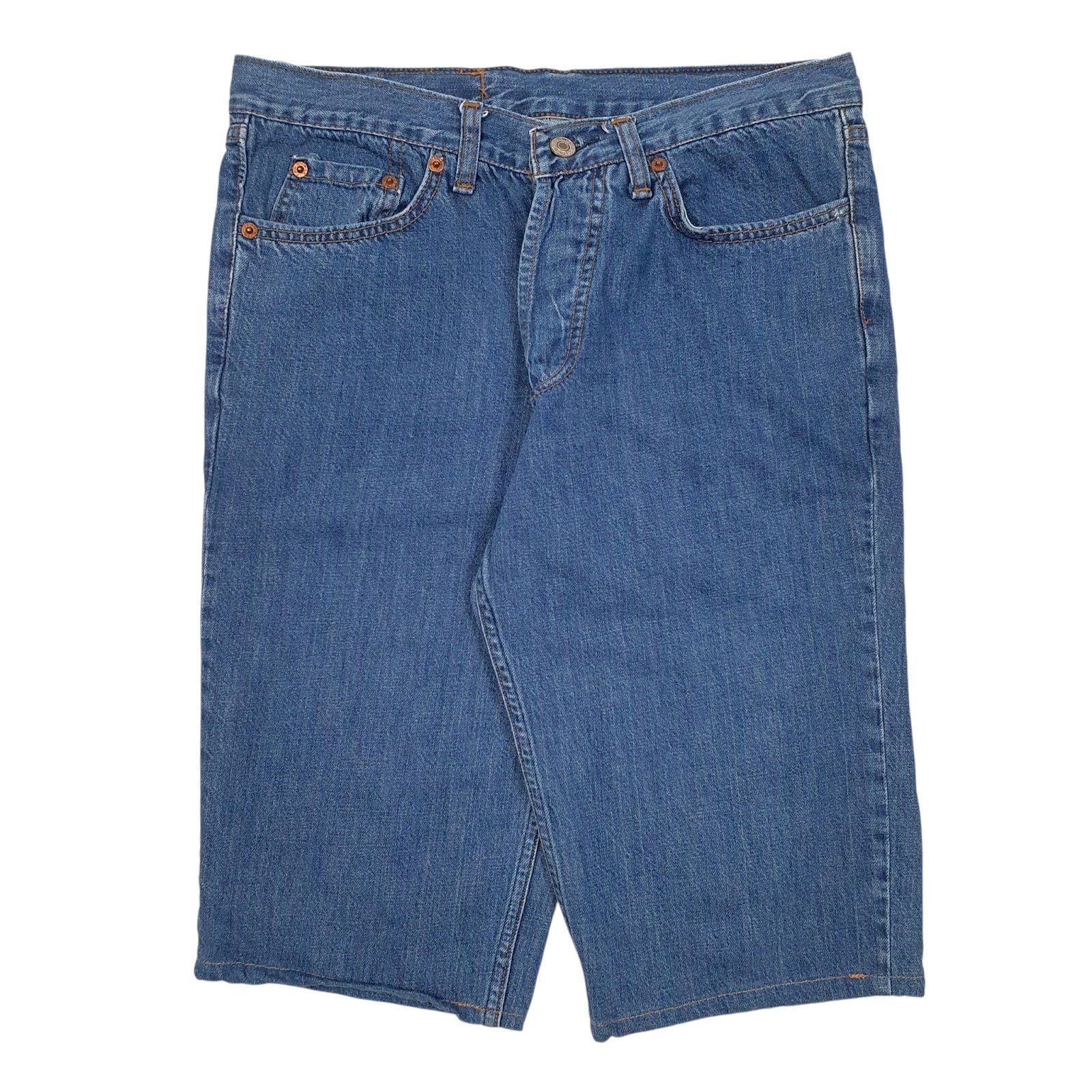 Mens Blue Levis  Denim Shorts