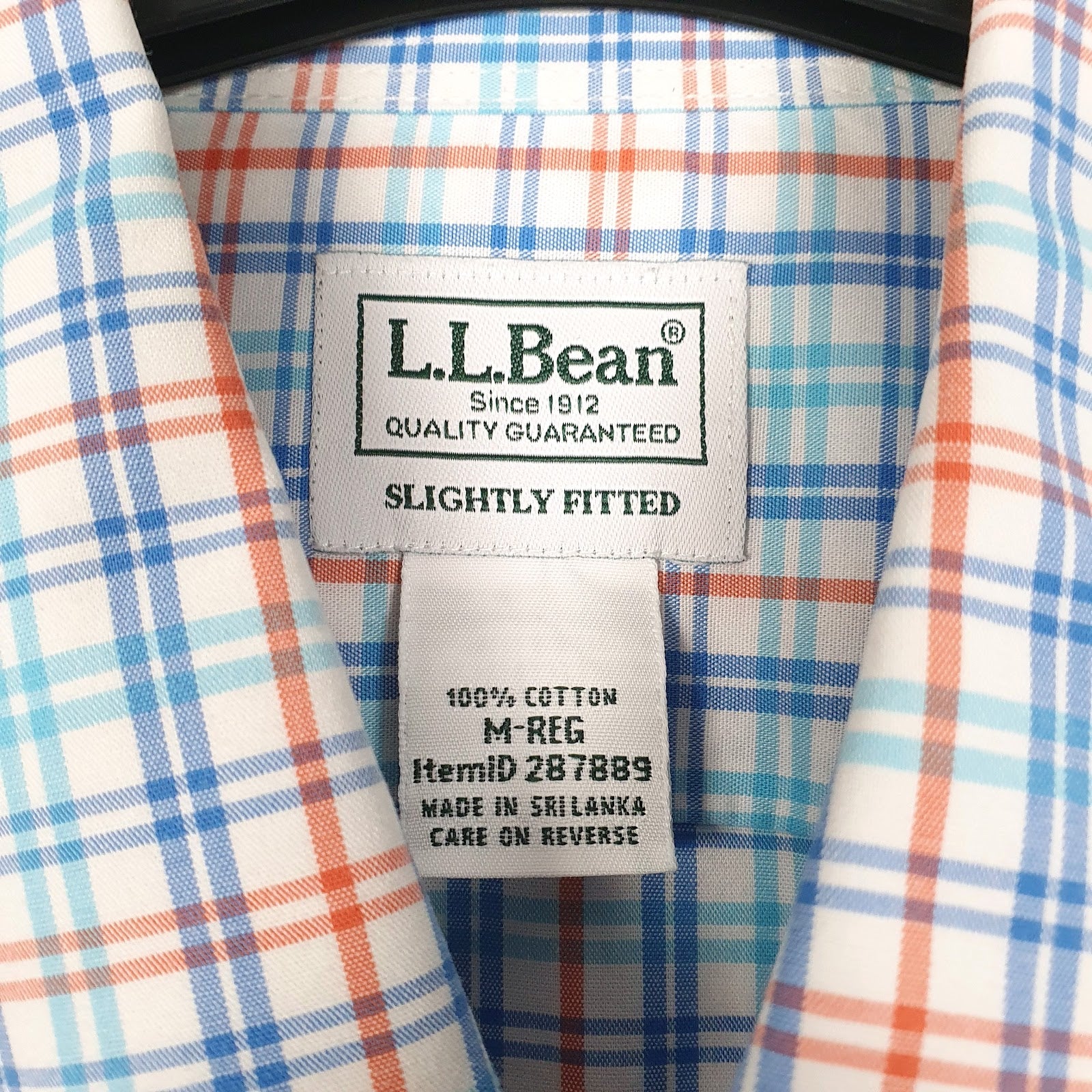 Mens Blue L.L.Bean   Shirt